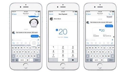 Facebook Messenger denaro