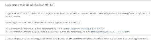 Disponibile OS X 10.11.3 1 OS X 10.11.3