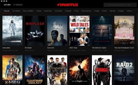 Smartflix, l'app per Mac che ti fa vedere tutto l'universo di Netflix 1 Smartflix