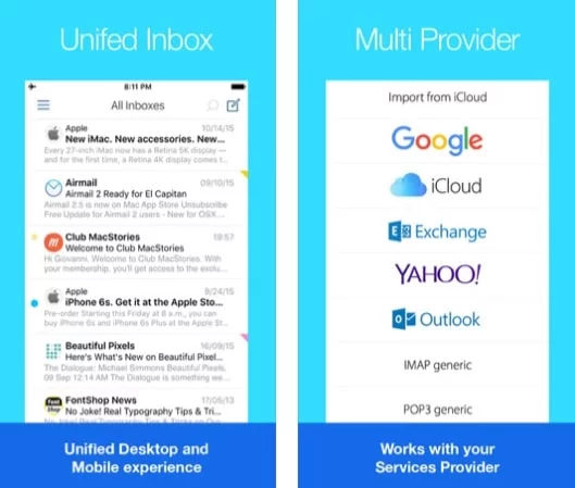 AirMail, un client di posta per iOS che porta le push e tante altre cose 1 AirMail