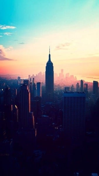 Colorful New York City Sunrise