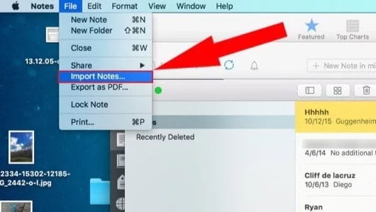In OS X 10.11.4 Note permetterà di importare note da Evernote 1 Note Evernote