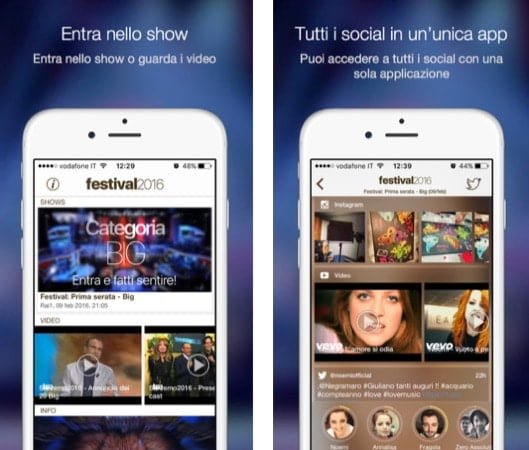 Sanremo 2016, l'app ufficiale per seguire il noto evento dall'iPhone 1 Sanremo 2016