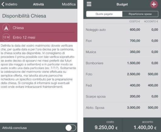 Matrimonio App, un'app aiuta ad organizzare l'importante giorno 1 Matriomonio App