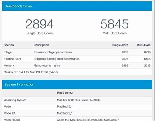 benchmark macbook 2016