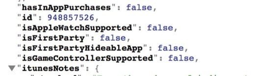 metadata nascondere app