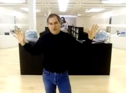 Steve Jobs Apple Store