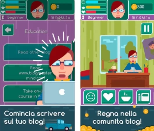 Blogger Story, diventa un blogger in un gioco per iOS 1 Blogger Story