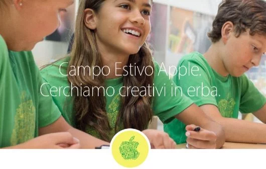 Apple attiva il campo estivo negli Apple Store 1 campo estivo