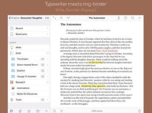 Scrivener iOS