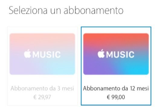 Apple Music abbonamento