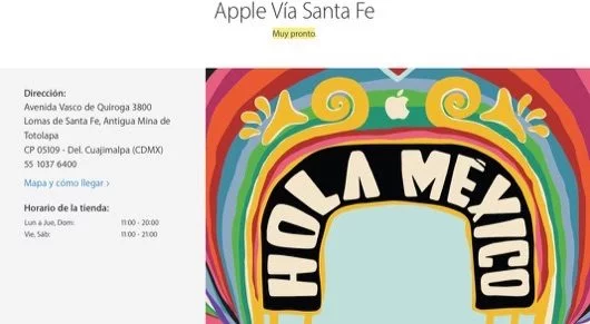 Apple sta per aprire il primo punto vendita in Messico 1 Apple Store Messico
