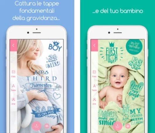 Piccoli Ricordi, un'app per creare foto carine del proprio neonato 1 Piccoli Rircordi