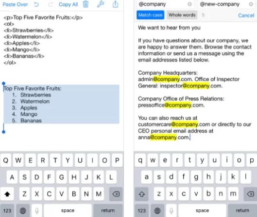 Clean Text ora disponibile anche per iOS 1 Clean Text