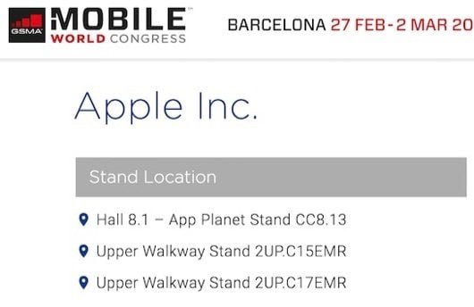 Apple al Mobile World Congress? L'azienda fa capolino e poi scompare 1 Apple MWC