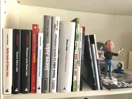 La mia collezione di libri su Steve Jobs 1 Libri Steve Jobs