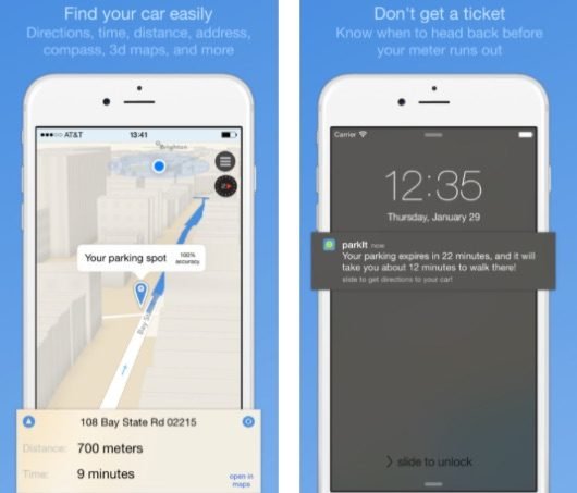 ParkIt, l'app per segnalare il parcheggio dall'Apple Watch 1 ParkIt