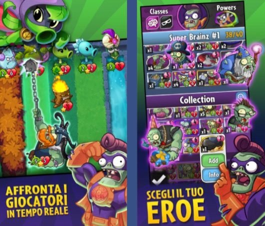 Plants vs Zombies Heros, un nuovo gioco di carte per iOS 1 Plants vs Zombies Heros