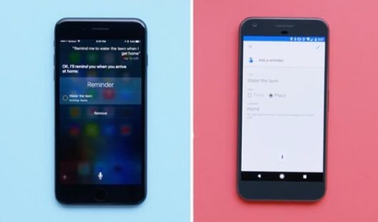 Siri vs Google Assistant in un video 1 Siri vs Google Assistant