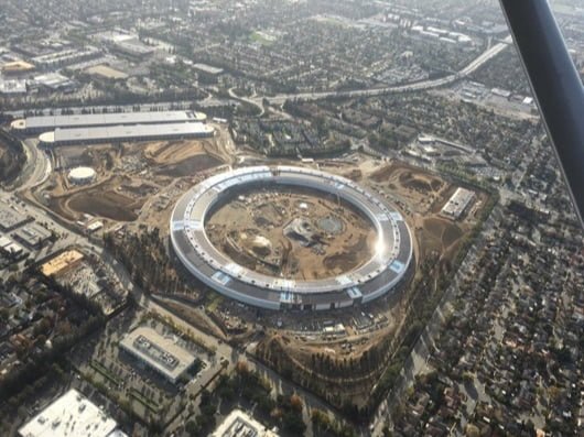 Delle belle foto dal cantiere del campus Spaceship di Apple 1 campus Spaceship
