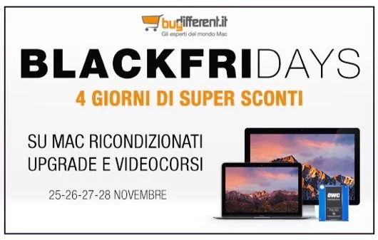 Inizia il Black Friday di BuyDifferent, con tante offerte per 4 giorni 1 BlackFriday Buydifferent
