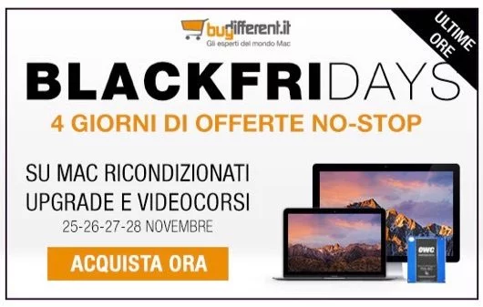 Ultime ore per il Black Friday di BuyDifferent 1 Black Friday Buydifferent