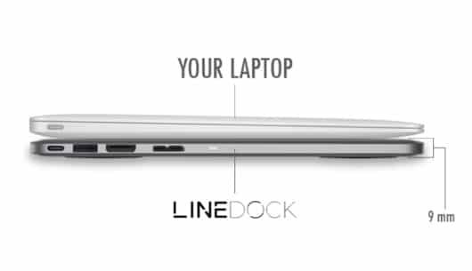 Line Dock, una base per ridare le porte al MacBook Pro 1 LineDock