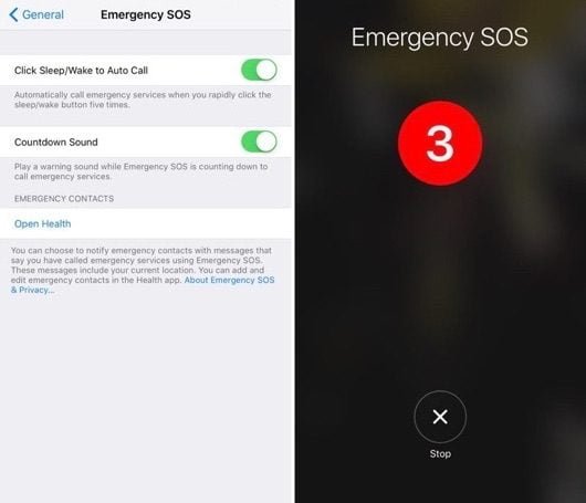 iOS 10.2 integra una funzione SOS in caso di pericoli 1 funzione SOS iPhone