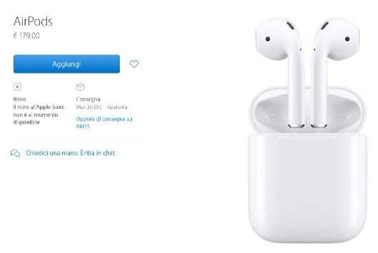 Le AirPods sono in vendita, finalmente 1 AirPods