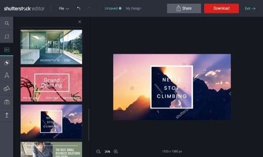 Shutterstock Editor