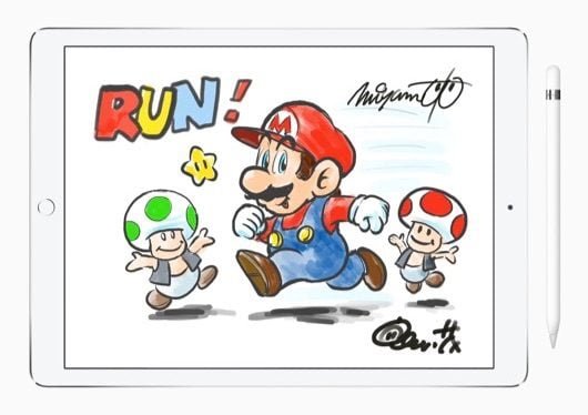 Super Mario disegnato su un iPad da Shigeru Miyamoto 1 Super Mario