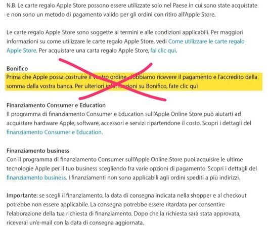 Apple rottama anche il bonifico bancario 1 bonifico Apple