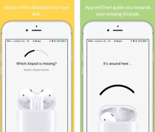 Finder for AirPods