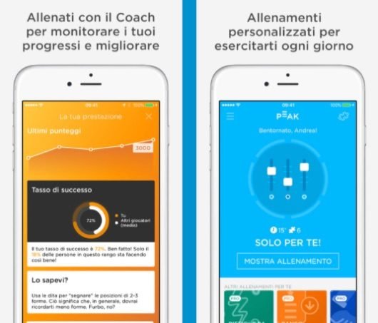 Peak, la palestra per la mente per iOS 1 Peak