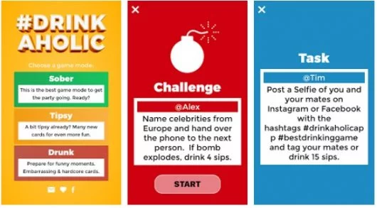 Picolo gioco alcolico, un'app per divertirsi con gli amici 1 Picolo gioco