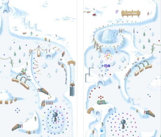 Snowball, un flipper fatto di neve e pixel 1 Snowball