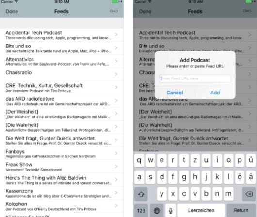 Watch Player, l'app per ascoltare i podcast dall'Apple Watch 1 Watch Player