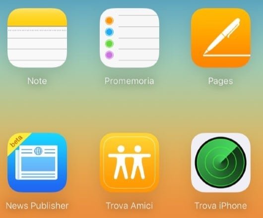 Trova Amici iCloud 530x440