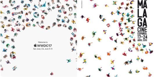 La grafica del WWDC 2017 è stata copiata? 1 WWDC 2017 vs Malaga