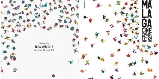 La grafica del WWDC 2017 è stata copiata? 1 WWDC 2017 vs Malaga