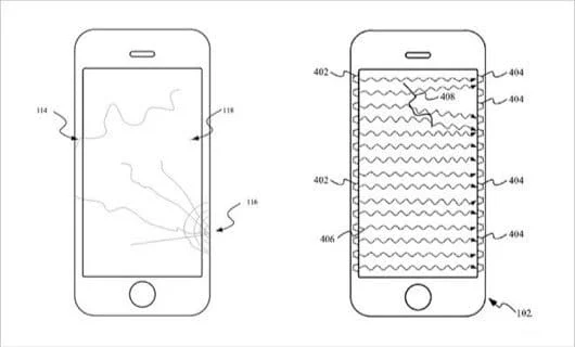 In futuro l'iPhone avviserà se si creeranno delle micro fratture sullo schermo 1 brevetto microfratture