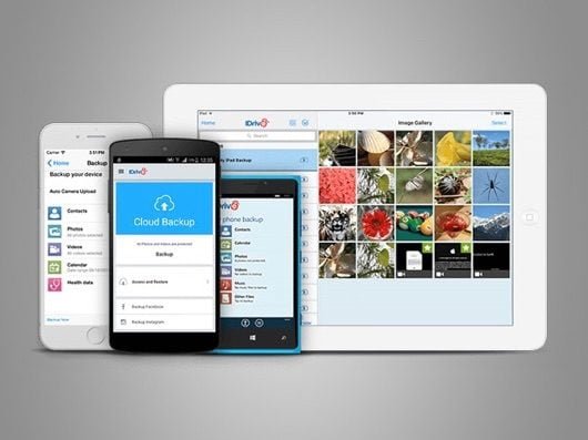 Un abbonamento a vita a iDrive Unlimited Mobile Backup 1 iDrive Unlimited Mobile Backup