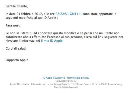 Lo spam che si finge Apple ID per rubarvi la password 7 spam Apple ID 530x395 1