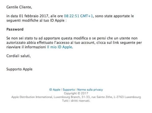 spam Apple ID