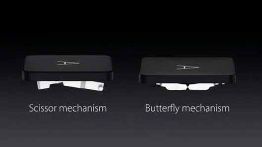 Anche la terza generazione della tastiera a farfalla non è granché. Apple si scusa 1 tastiera a farfalla