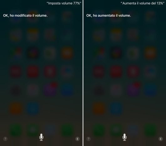 volume Siri