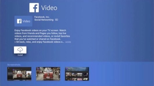 Facebook Apple TV