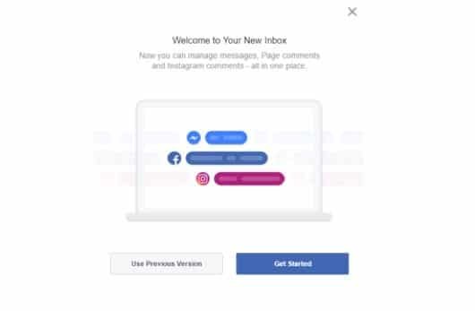 Facebook Pages avrà una casella unica per messaggi, commenti e Instagram 1 Facebook Inbox