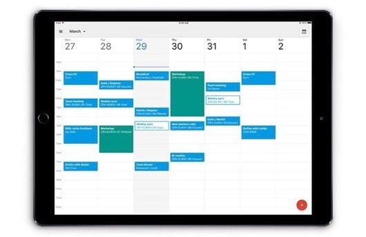 Google Calendar iPad