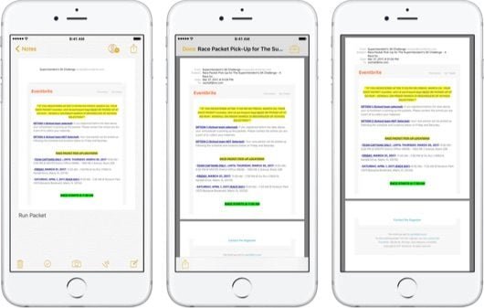 Come trasformare un'email in un PDF con iOS 1 PDF email iOS